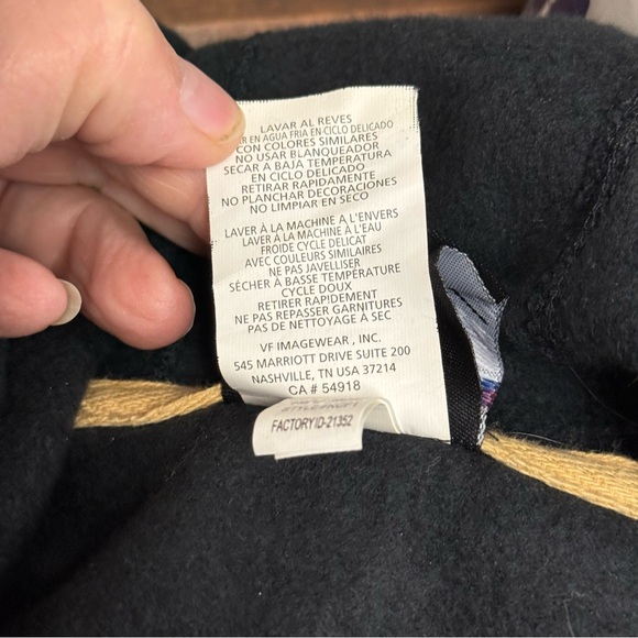 NFL Team Apparel New Orleans Saints Women's Black Hoodie, Gold Fleur-de-lis. Lg - Picture 7 of 7